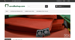 Desktop Screenshot of cavalleshop.com